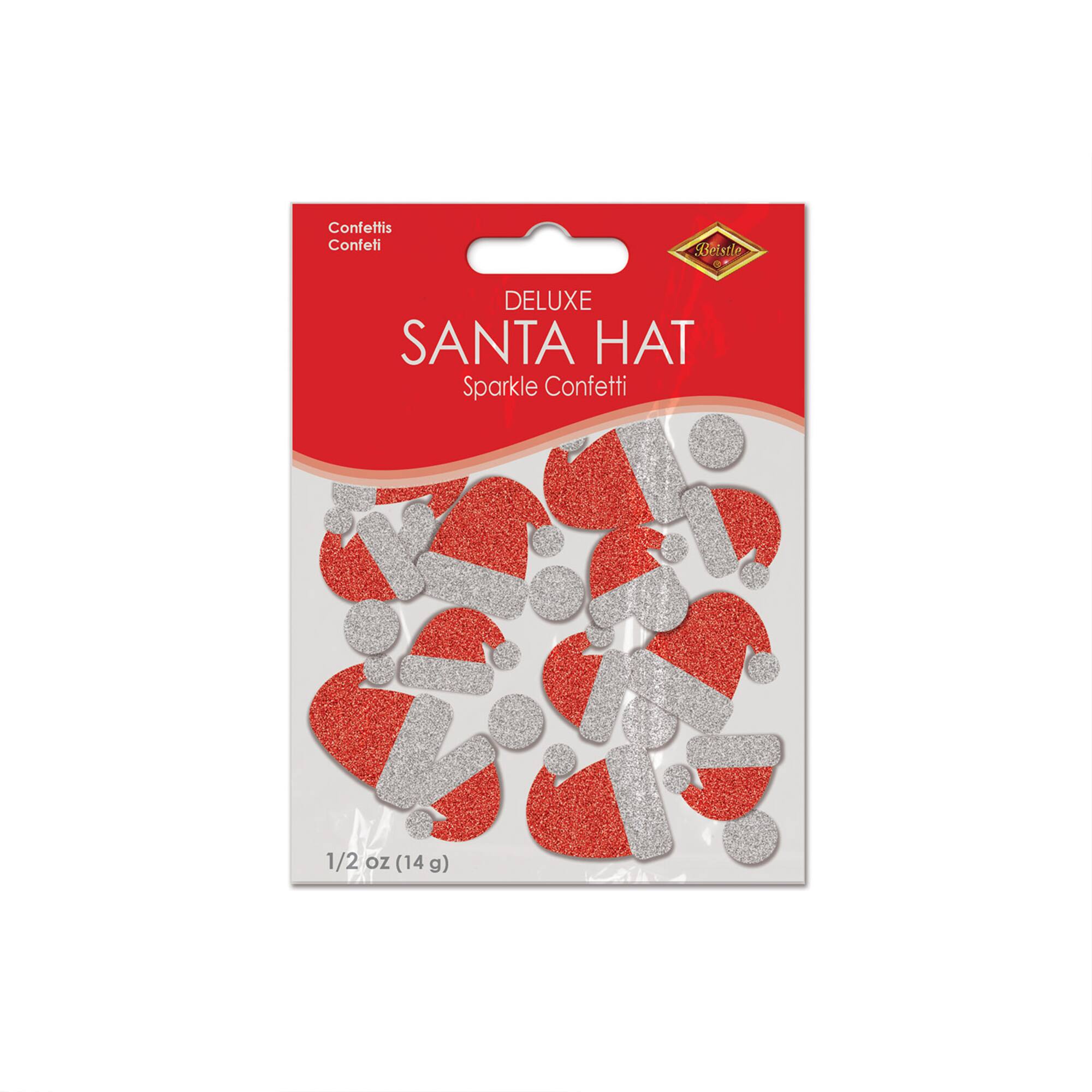 Beistle 1/2oz. Santa Hat Deluxe Sparkle Confetti